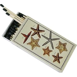 Tide Pool Starfish Designs Medium Matches, Pack of 3