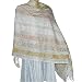 The Shawl Antique Kashmir Sozuni Embroidery Pattern Wool 28 x 75 inches (ebsp015)