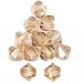 12 Crystal Golden Shadow Bicone Swarovski Crystal 4mm