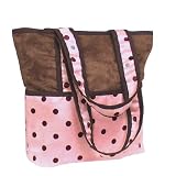 Hoohobbers Dots Pink Tote Diaper Bag