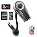 GOgroove FlexSMART X2 Hi-Fidelity Wireless In-Car FM Transmitter with Charging and Advanced Hands-Free Capability - Uses your iPhone Bluetooth Signal to Transmit Crystal Clear Audio to your Car FM Stereo - Talk, Charge, and PLAY your Apple iPhone 4 / 3G / 3GS / iPad in ANY CAR!!