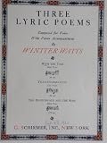 With the Tide - High Voice (Three Lyric Poems)
