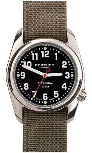 Bertucci A-2T High Polish Titanium Black Dial Men's watch #12042
