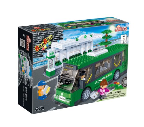 BanBao Bus Station Toy Building Set, 372