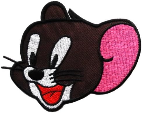 3-Pack 3.1" x 3.9"Tom and Jerry DIY Embroidered Sew Iron on Patch