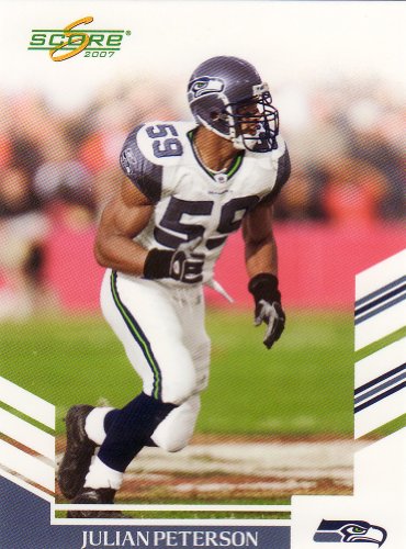 2007 Score Glossy 133 Julian Peterson Seattle Seahawks (Football Cards)