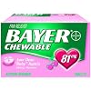 Bayer Chewable Low Dose Baby  Aspirin Cherry  81 Mg 36-Count (Pack of 3)