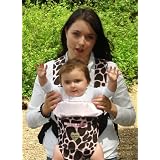 Baby Carrier Clip Cover in Ginny Giraffe Couture... by Baby Bella Maya
