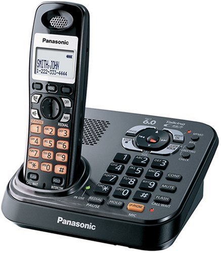 Panasonic Dect 6.0 Expandable Digital Cordless Answering System - Single Handset System (KX-TG9341T)
