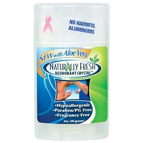 Naturally Fresh Deodorant Crystal Body Deodorant Stick with Aloe Vera- 6 pk