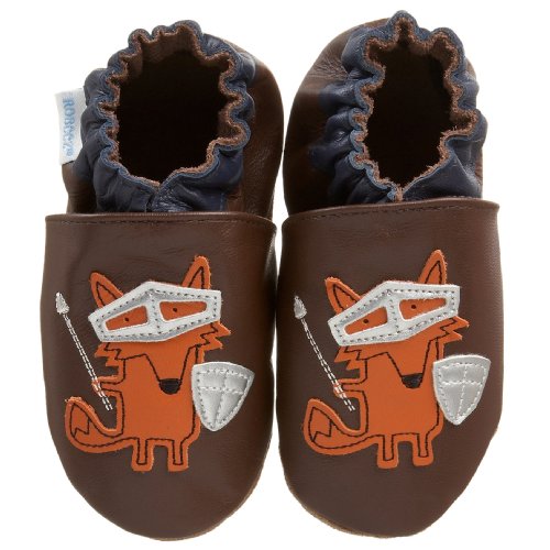 Robeez Soft Soles Knighted Fox Crib Shoe (Infant Toddler)