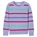 Girls' Circo&reg; Spaced Stripe Sweater - Purple