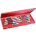 Starrett S824BZ Fixed Range Vernier Inside Micrometers Set, 2-12" Range, 0.001" Graduation, +/-0.0001" Accuracy (10 Piece Set)