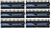 Corsair CMD12GX3M6A1600C8 Dominator 12 GB PC3-12800 1600Mhz 240-pin Triple Channel DDR3 Memory Kit