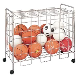 Buy Champion Sports Portable Ball Storage Cart (24 1 2 W x 37 1 2 L x 42 H)