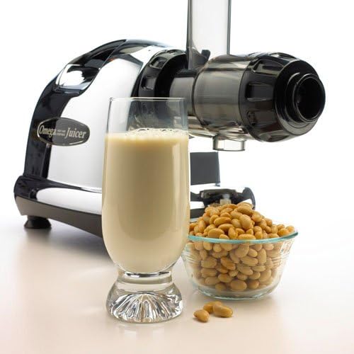 SamsonGreen OM8005 Single-Gear Commercial Masticating Juicer - Chrome