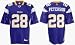 Adrian Peterson Jersey: Reebok Purple Replica #28 Minnesota Vikings Jersey - Medium