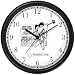 Habit 2 - New Year's Resolution (English Text) - Wall Clock from THE 7 HABITS - CLOCK COLLECTION by WatchBuddy Timepieces (Black Frame)