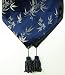 Dinning Table Decoration - Traditional Chinese Decorative Table Runner - Blue with Chinese Bamboo Design - Zen Design/Classic Asian Decoration