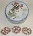 Gourmet Food : Scott's Cakes 1 lb. Milk Chocolate Covered Pretzel with Chocolate Chips & Jimmies in a Classic Snowman Tin
