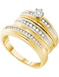 0.49CTW DIAMOND FASHION TRIO SET