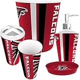 NFL 5pc Rich Colorful Resin Bathroom Accessories Set
