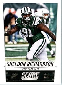 2014 Score Football Card #155 Sheldon Richardson - New York Jets