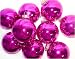 Club Pack of 36 Shiny Fuschia Candy Glass Ball Christmas Ornaments 2.75"
