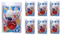 Flashing Heart Necklaces - 6 Pack