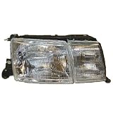 1993-1994 Lexus LS400 Headlight Assembly - Passenger Side (with Fog Light) by AutoLightsBulbs