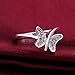 Fashion 925 Sterling Silver Jewelry Cute Butterfly Lovely Korean Party Ring