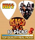 Kiss 10 Single Sided Novelty Guitar Picks