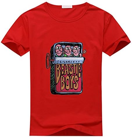 Youcshi Men's Beastie Boys Round Neck T Shirt Large Red
