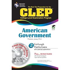 CLEP American Government w/CD-ROM (REA) (Best Test Preparation for the CLEP)