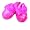 Hang Ten - Toddler Girls Soft Plush Slingback Slipper, Raspberry (Size L)