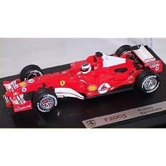 FERRARI F2005 F 2005 RUBENS BARRICHELLO FORMEL 1 1/43 MATTEL HOT WHEELS MODELLAUTO MODELL AUTO