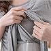 Bearsland Women's Maternity Breastfeeding Shirt Short Sleeve Nursing Tops