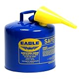 Eagle 5 Gallon Type 1 Kerosene Safety Can With Funnel UI50FSB by Eagle