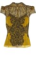 Lace Print Blouse
