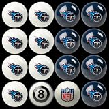 Tennessee Titans Home and Away Complete Billiard Ball Set