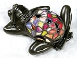 Lounging Frog Tiffany Accent Table Lamp