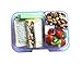 Smartbentobox - Leakproof Bento Lunch Box Tray for Kids and Adults with 4 Storage Compartments