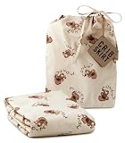 Kee-Ka Organic Crib Skirt Monkey