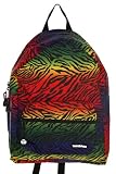 Yak Pak Multi Colored Zebra Backpack