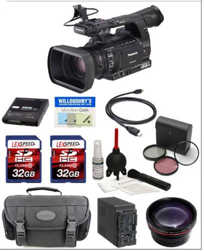 Panasonic AG-AC160 AVCCAM HD Professional 24fps Handheld Camcorder + Panasonic VW-VBG6 Spare Battery + Panasonic 3 year Warranty + Tascam DR-40 Portable Digital Recorder + 2 LexSpeed 32GB SDHC Memory Cards + .48x Wide Angle Lens with Macro & Much More! Willoughby's Est. 1898 Deluxe Pro Video Bundle. Panasonic AG-AC160 AVCCAM HD Professional 24fps Handheld Camcorder + Panasonic VW-VBG6 Spare Battery + Panasonic 3 year Warranty + Tascam DR-40 Portable Digital Recorder + 2 LexSpeed 32GB SDHC Memory Cards + .48x Wide Angle Lens with Macro & Much More! Willoughby's Est. 1898 Deluxe Pro Video Bundle.
