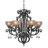 Designers Fountain 9218-SE Delphi Mid Sized Chandelier Chandelier - Sierra