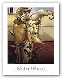 Stalking by Michael Parkes 20.25"x24.5" Art Print Poster