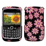 Pop Daisy Design Protector Case for BlackBerry Curve 8520, 8530, 9300, 9330 ....