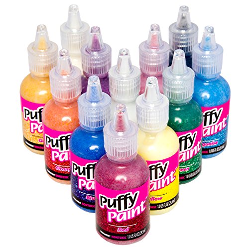 Tulip - puffy paint glitter 12pack