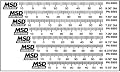 MSD Ignition 8985 Timing Tapes F/Harm Balnc
